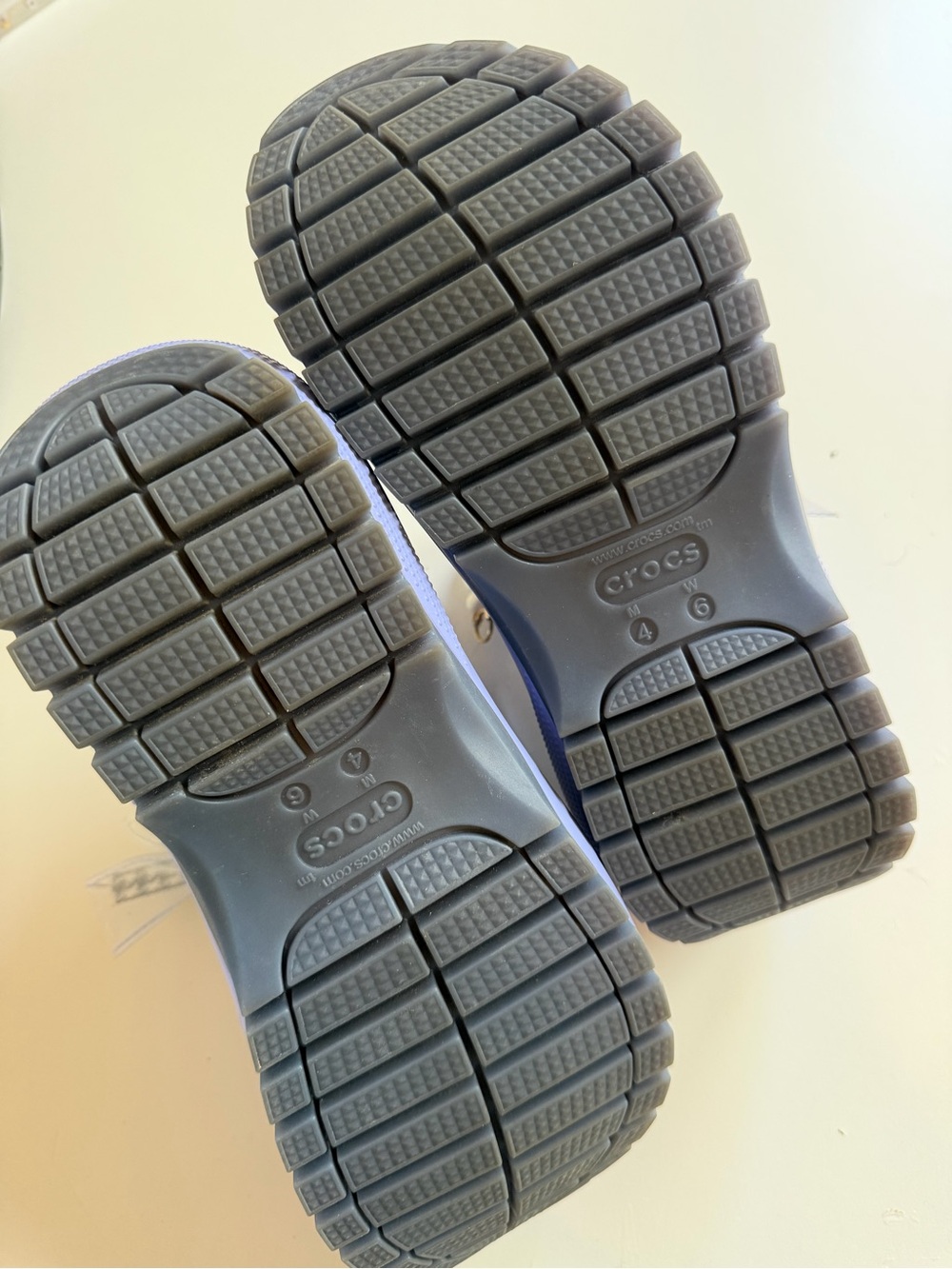 Crocs comfort platforms - Lavender Pearl-Embellished Sandals - Picture 6 of 6